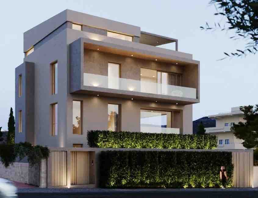 АФИНЫ-АЛИМОС-КАЛАМАКИ продается новый дом 570 м² Афинская Ривьера